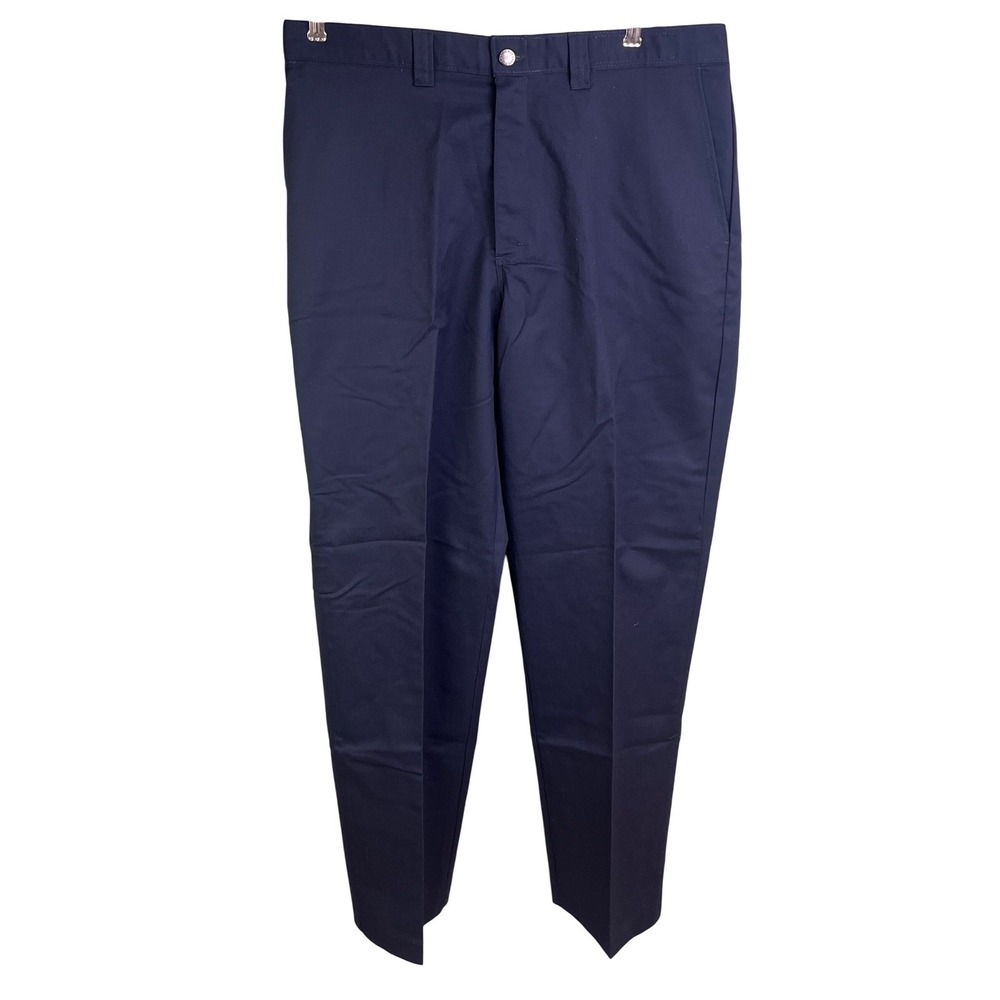 Dickies Fit Flex Blue Canvas Utility Workwear Stretch Pants 36x32‎ Men's NWT